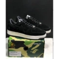 Black suede