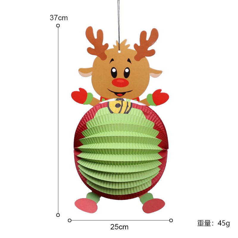国境を越えた新しいクリスマス装飾シーンのレイアウトクリスマスツリーの装飾品高齢者の装飾クリスマス熱気球の装飾品|undefined