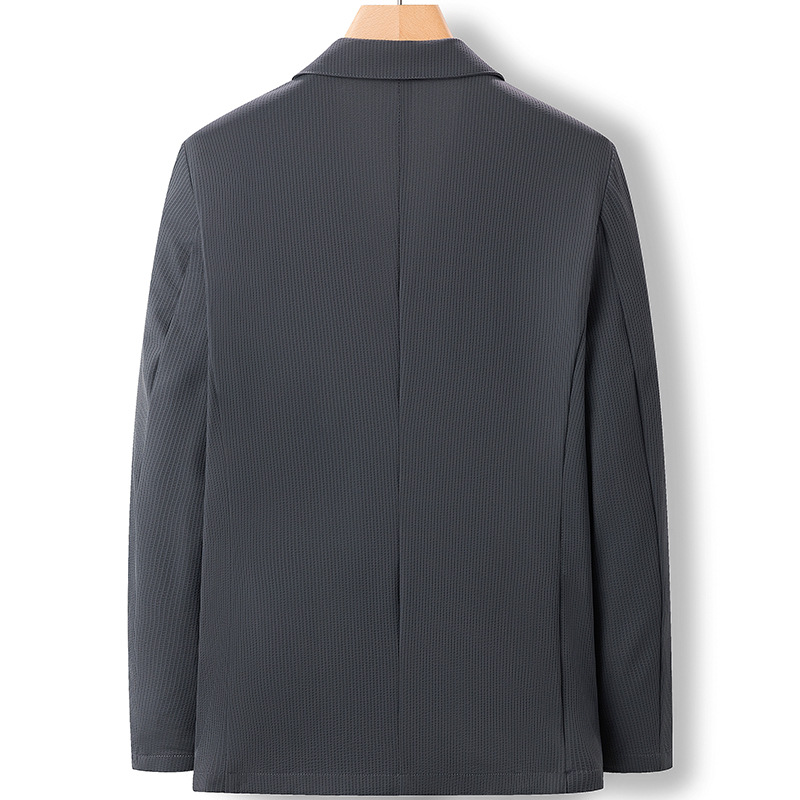 2023 verano Delgado traje de los hombres ropa de protección solar de secado rápido transpirable solo West hielo traje de seda casual ultra-Delgado abrigo para hombres