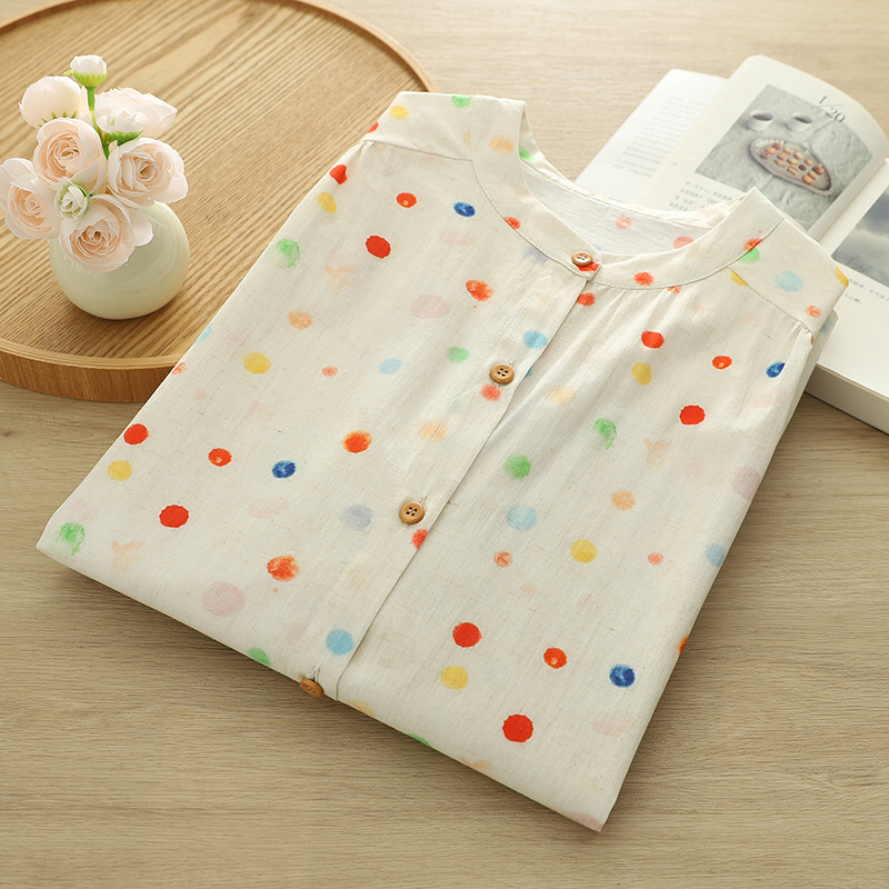 Japanese retro summer shirt
