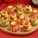 山东馒头新年福袋钱袋花饽饽豆沙包上供年货中式手工面点批发花馍