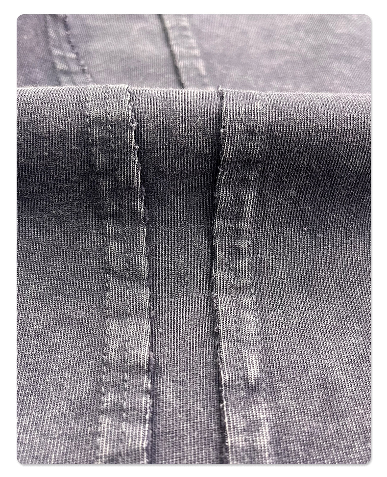 T-shirt uomo a maniche corte in cotone effetto snow-wash_voghion.com