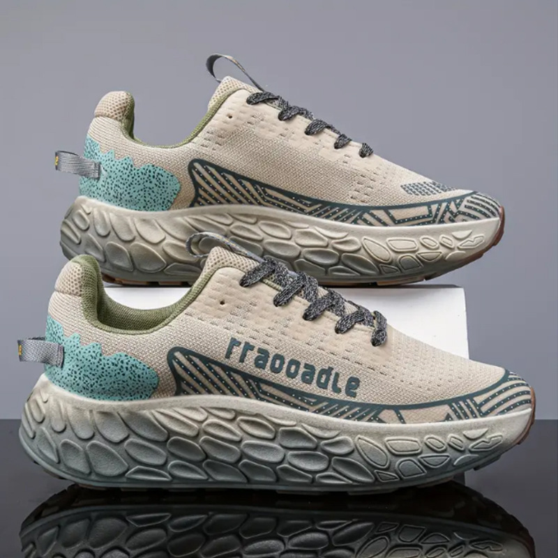 Sports Shoes, Large Size, High Street Trendy Shoes, Fashionable and Versatile, Low-Top, Outdoor, Thick-Soled, Korean Style Casual Shoes