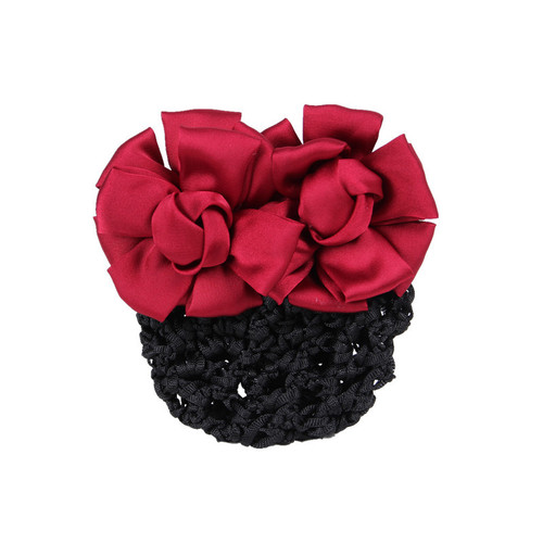 Head flower head accessory pompadour hair bun hair net for mom to tie hair specially designed new flower hair clip high-end