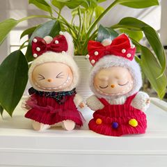 Macaron Epoxy Pendant, Macaron Fabric Soft Toy, Clothes Hook, 1st and 2nd Generation LABUBU Doll, Skirt Sweet