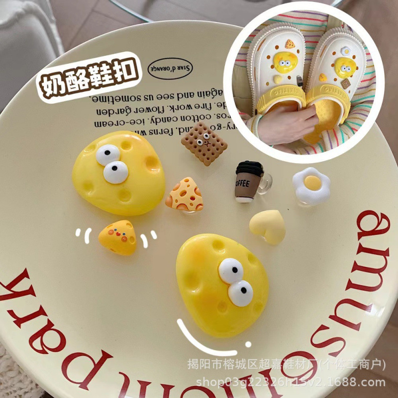 Hoyo Hoyo accesorios de zapatos lindos dibujos animados DIY botones de zapatos floral botones de zapatos accesorios botones de botones accesorios botones de PVC botones de zapatos