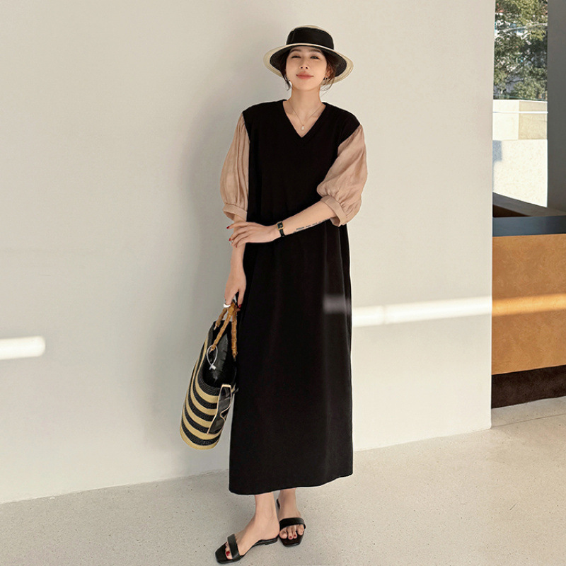   春  L-3XL 大きいサイズ ワンピース