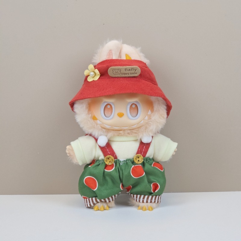 仅衣服适用labubu娃衣坐坐派对一二三代拉布布衣服服装套装等周边|undefined