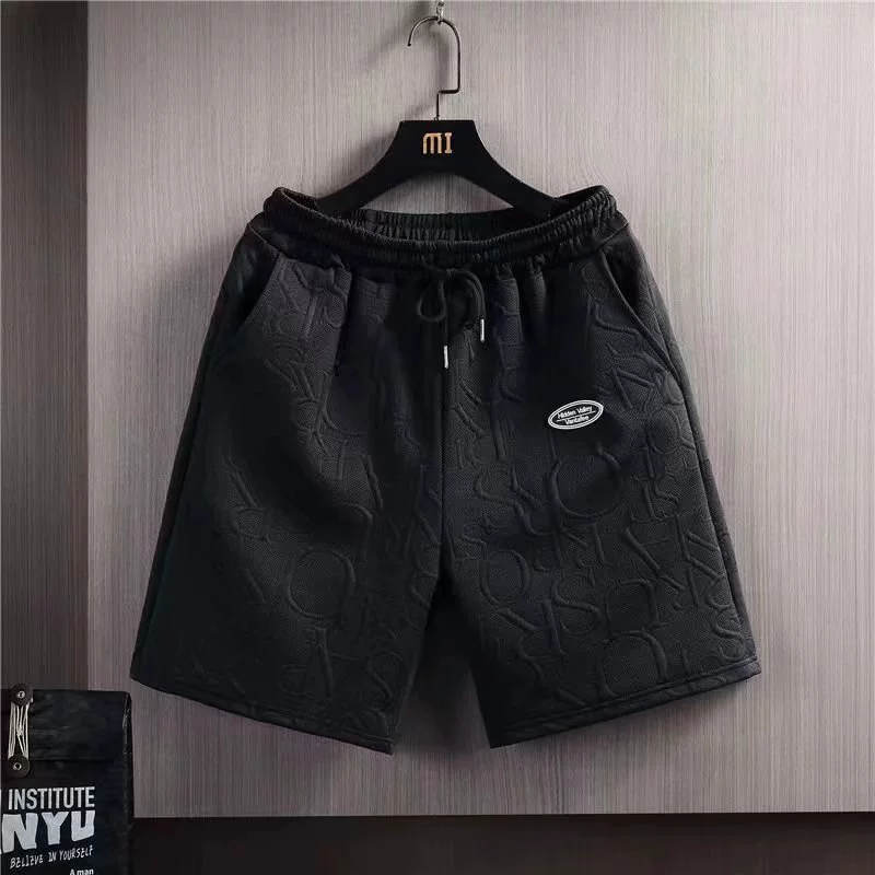 Shorts and Oversize Short-Sleeve T-Shirt Set, Men's Summer Leisure, Lightweight, 2-Piece