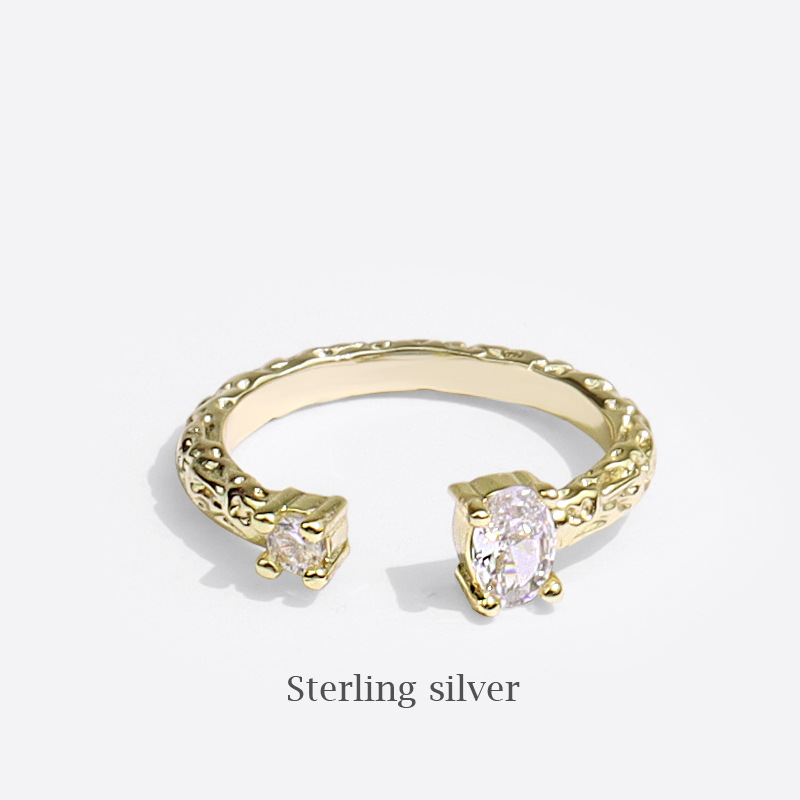 Small design square one size trend elegant geometric ring with…