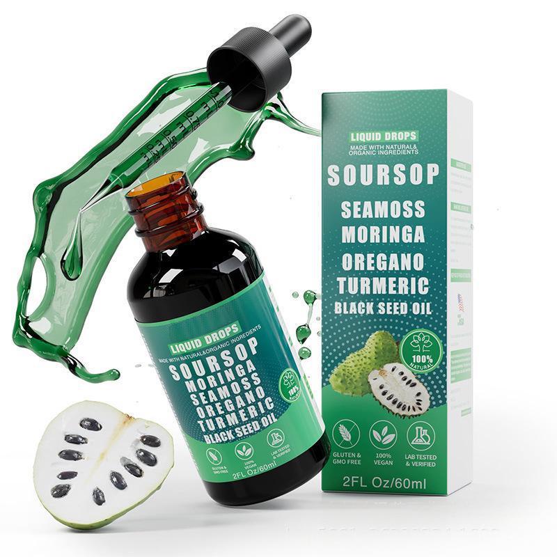 刺果番荔枝滴剂Soursop dropsd 肝脏清洁睡眠支持补充酊剂OE M|undefined