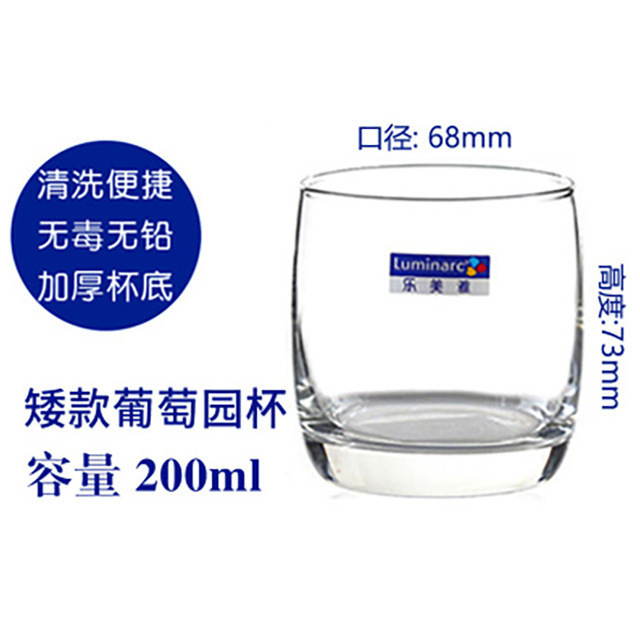 Arco y flecha Lemia vidrio viñedo Islangsatong taza de cuerpo recto de color Steinin taza cuadrada taza de agua