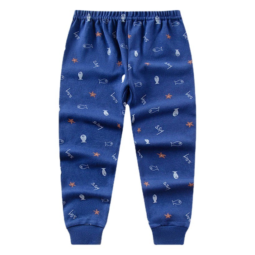 Одиночные штаны из чистого хлопка, детская одежда для девочек и мальчиков, детские штаны оптом, цельная доставка, штаны из хлопковой шерсти, детские цельные длинные штаны