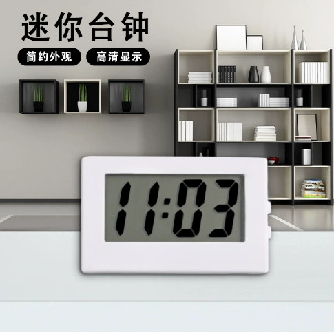 Мини-электронные часы, простые треугольные часы, вертикальные бесшумные часы, цифровые офисные учебные часы, аксессуары для настольных часов с маятником