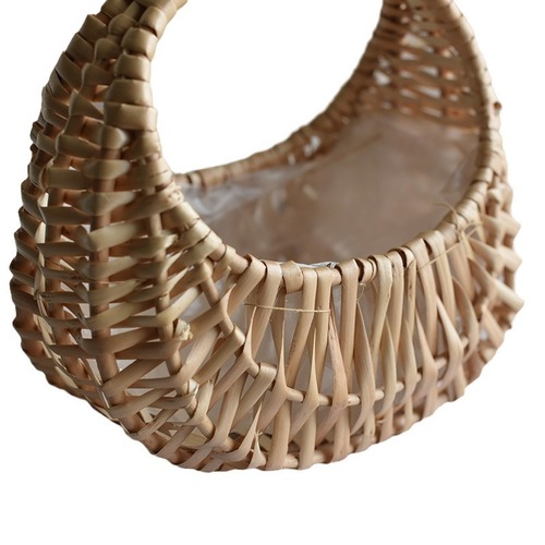 Flower Basket Rattan Woven Basket Portable Handmade Flower Arrangement Willow Weaving Creative Handmade Gift Shop Wholesale