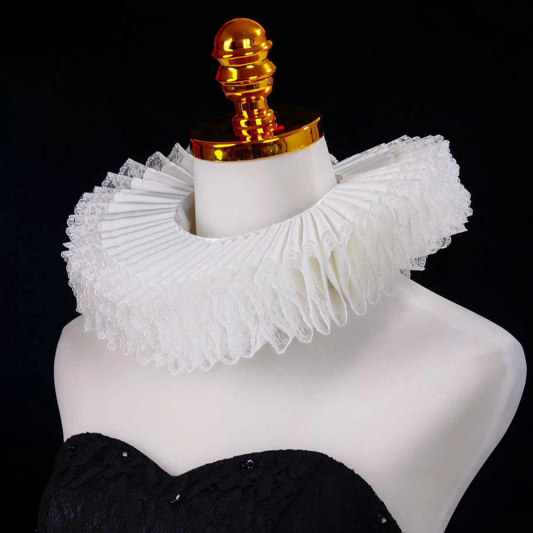 handmade Elizabeth литературный Лыфи воротник кружево сшитый обманный воротник высококлассные реквизит для оперных представлений