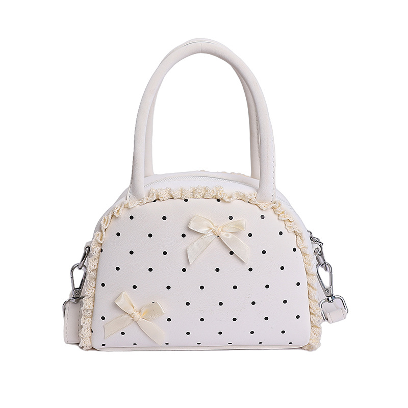 2026 nuevo bolso Macaron mini bolso de lápiz labial diario lindo arco de hombro bolso de concha mochila