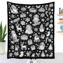 一件起发画画毯子 DIY Coloring Blanket 手工彩色画笔填色毯X