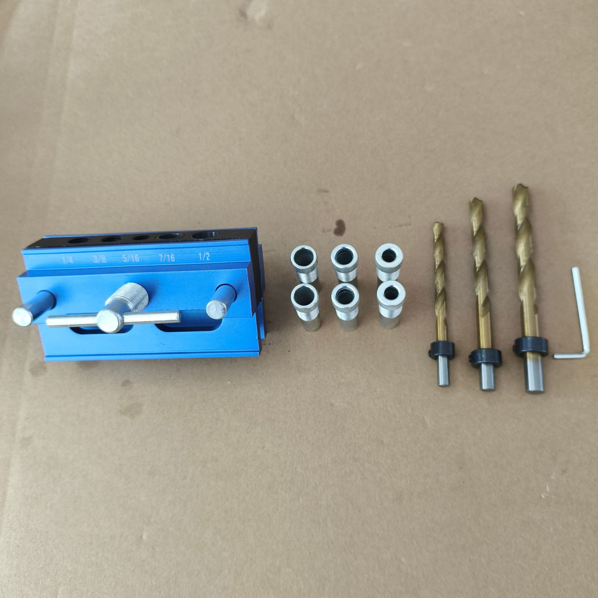 Heavy-duty carpintería punzón localizador de carpintería oblicuo agujero localizador autocentrado pin agujero recto taladro accesorio traje