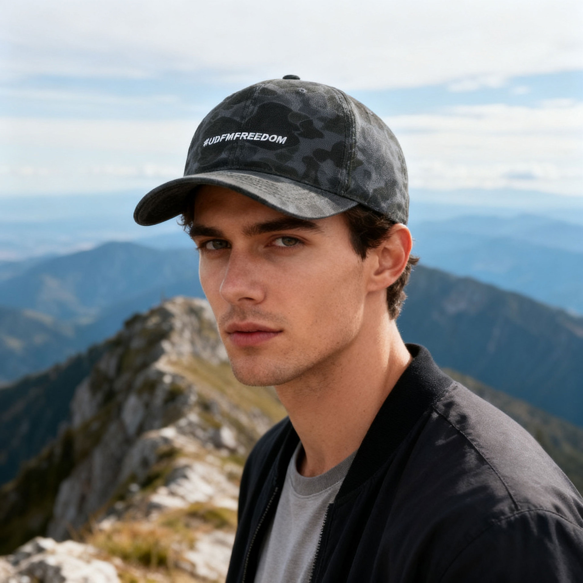 Camouflage travel baseball cap