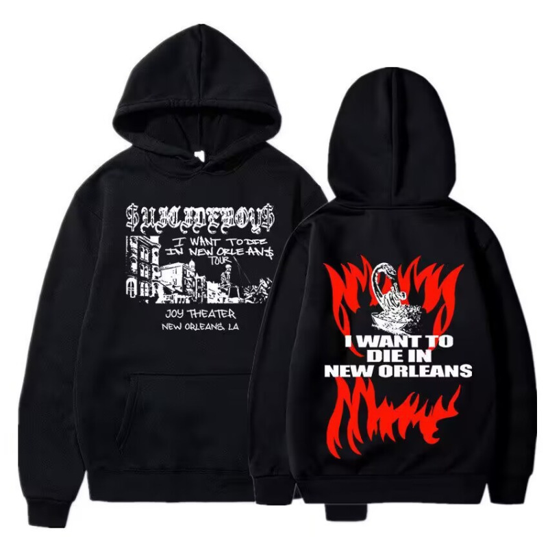 Cross-Border New Hip-Hop Style Hooded Sweatshirt, Simple Letter Print Sweatshirt, Fashionable European and American Foreign Trade Model Factory Issued