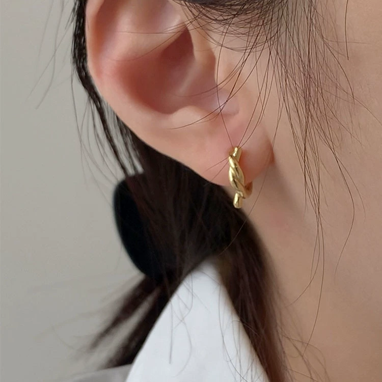 Серебряная игла, маленькие дизайнерские серьги, образец серебра 925, стиль высшего качества
