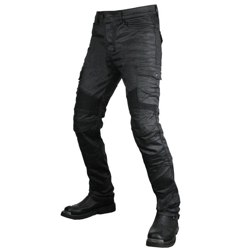 VOLERO motocicleta retro pantalones vaqueros recubiertos de equitación multi-bolsa pantalones de herramientas motocicleta anti-caída pantalones de silicona equipo de protección