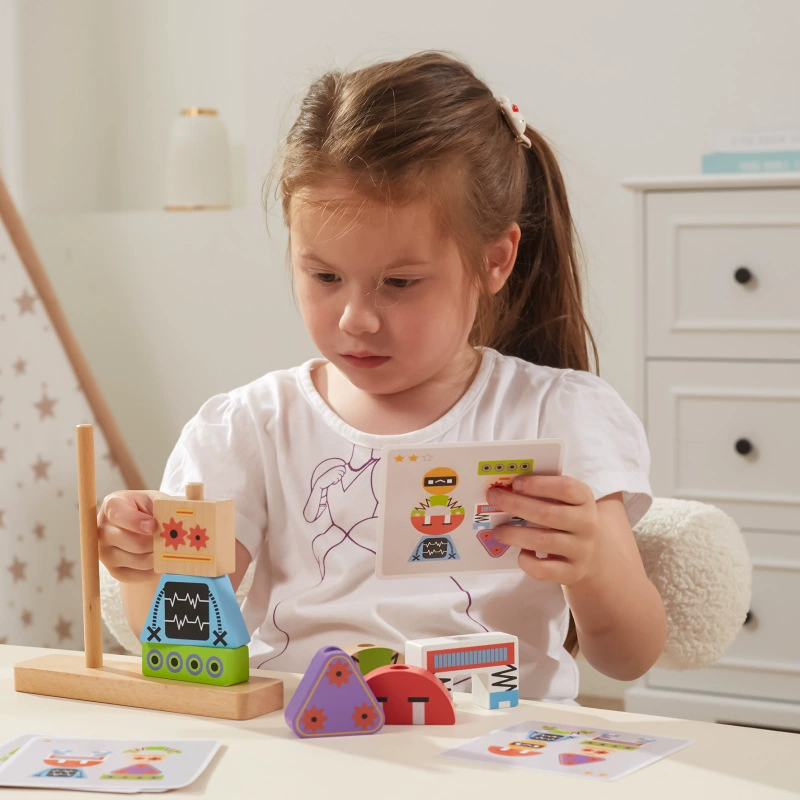 VIGA Robot, конструктор, башня, настольная игра, игрушка, семейный стиль