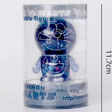 100周年机器猫哆啦A梦蓝胖子动漫公仔可动儿童男孩玩具车载机摆件