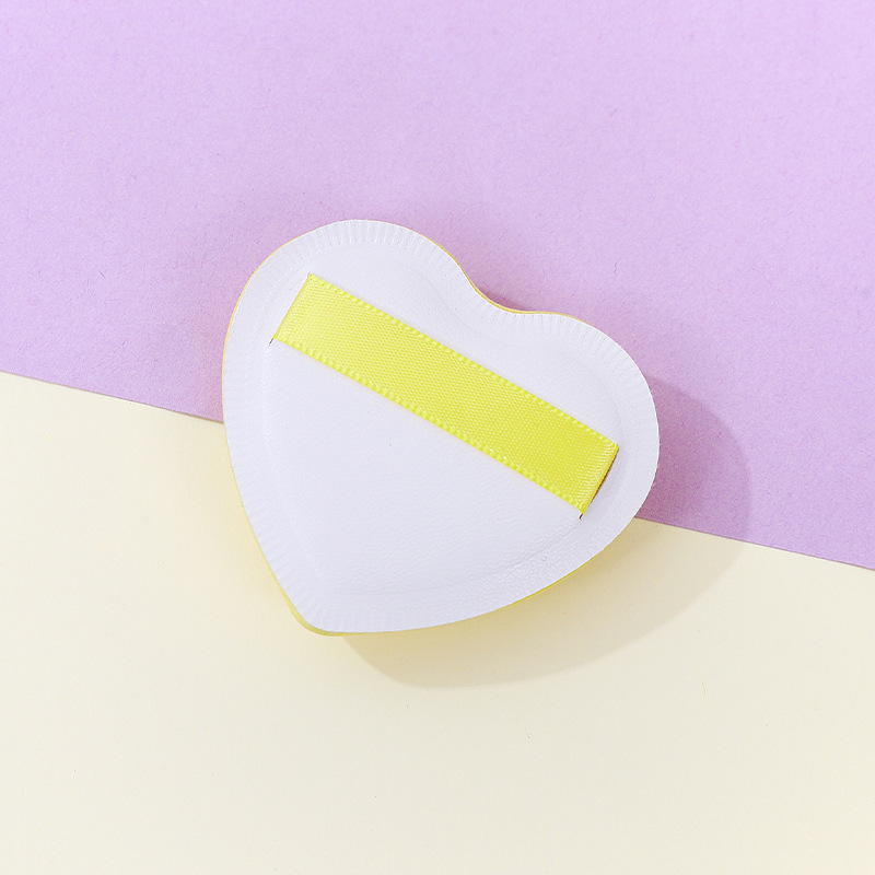 Customized triángulo polvo marshmallow fija esponja q bala suave no comer polvo herramienta de maquillaje impresión logo