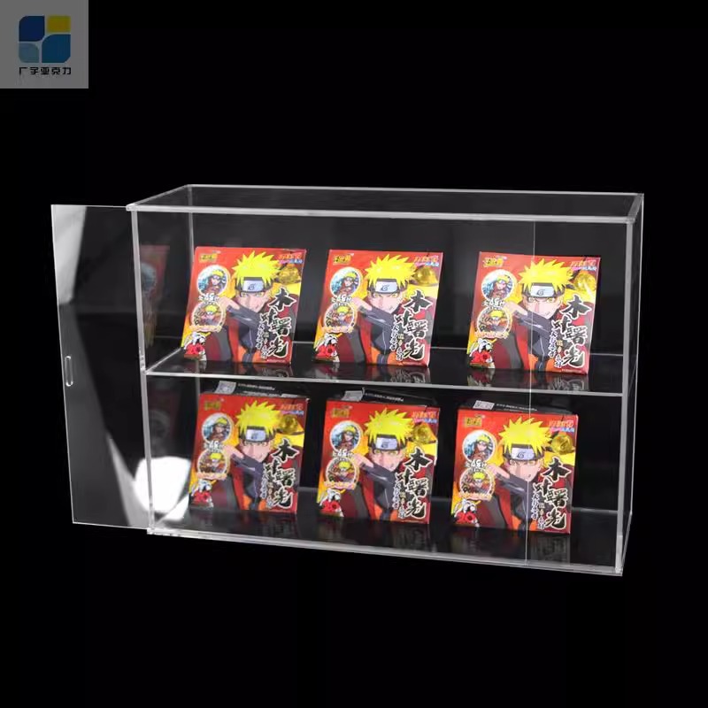 谷子吧唧桌面收纳盒整理盒透明徽章展示书桌面周边徽章谷子展示架