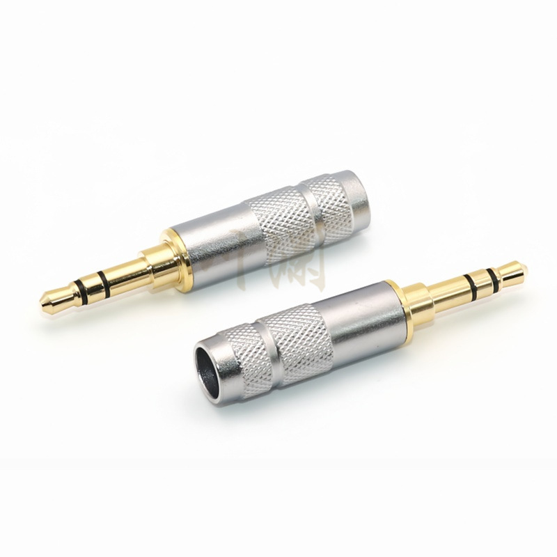 Gold-plated 3.5 plug earphone head 3.5 stereo 3-section plug 3.5mm in-line Eurasia shell audio 3.5 plug Gold-plated 3.5 plug earphone head 3.5 stereo 3-section plug 3.5mm in-line Eurasia shell audio 3.5 plug