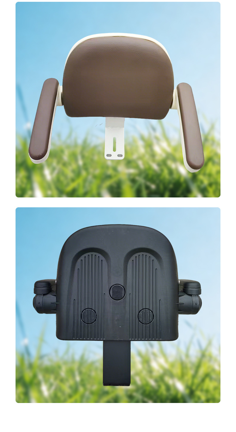 Wholesale Electric Vehicle Rear Seat Guardrail with Backrest and Armrest, Foldable Hand-Held Barrier, Child Seat Backrest