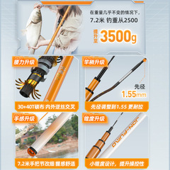 佳釣尼鰱擊橙小白鰱鱅專用手杆輕量大物竿鰱鱅魚竿釣魚竿19調魚杆