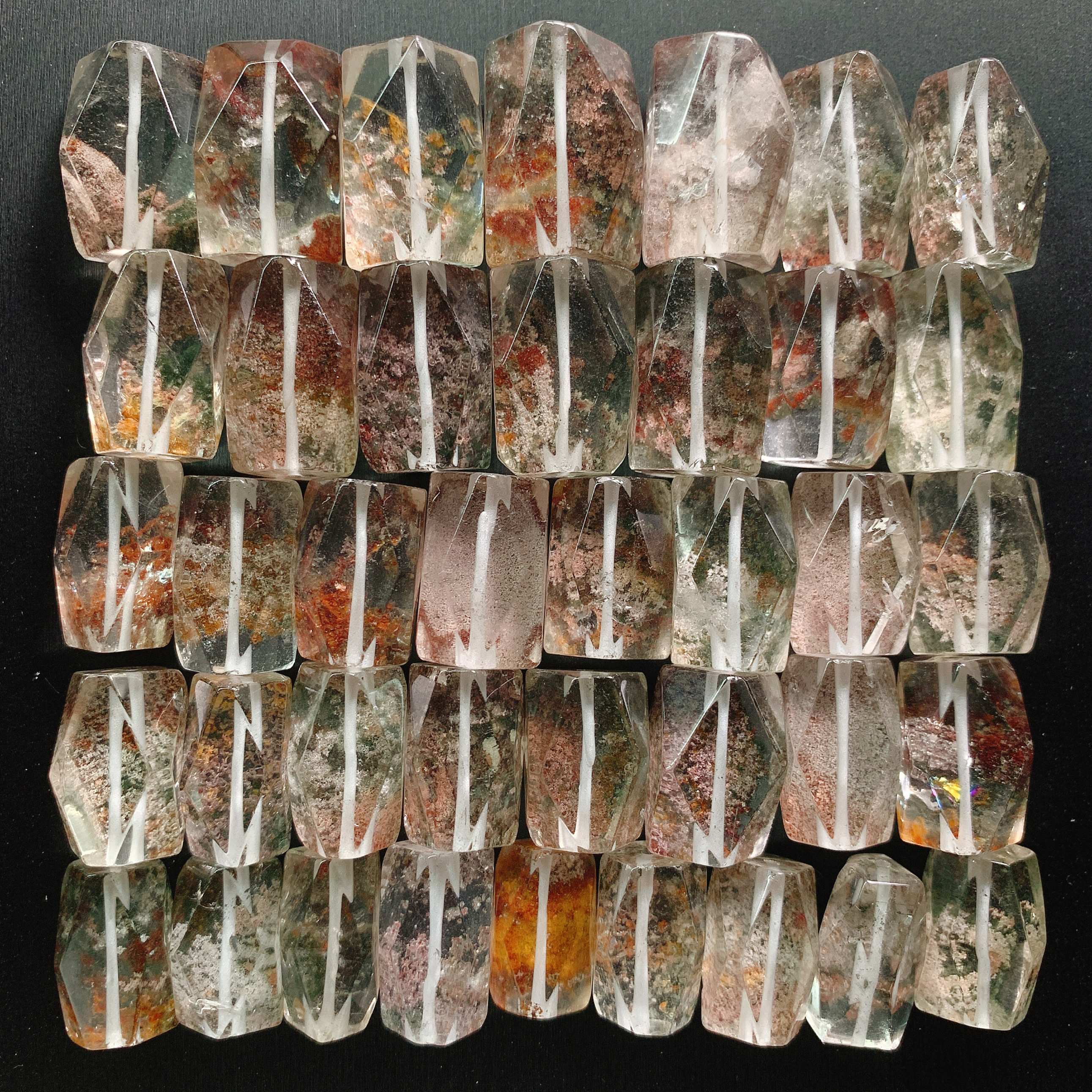 天然カラー幽霊随形不定形単珠散珠diyビーズ玉文遊びブレスレット手串部品