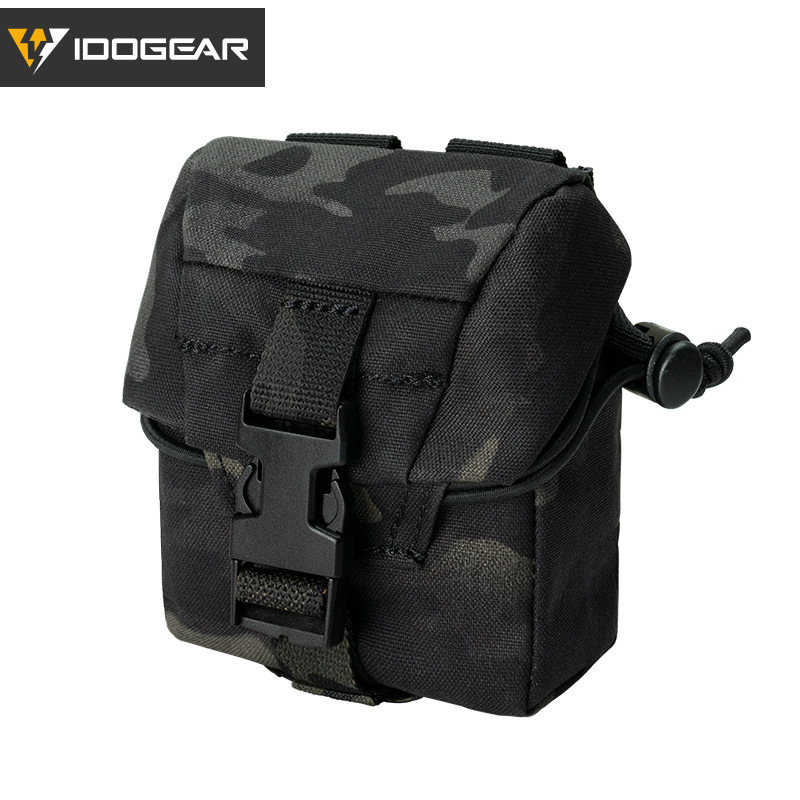 IDOGEAR pequeño escorpión de acero CP FRAGPOUCH multipropósito bolsas tácticas cuadradas bolsas de granadas bolsas modelo M67