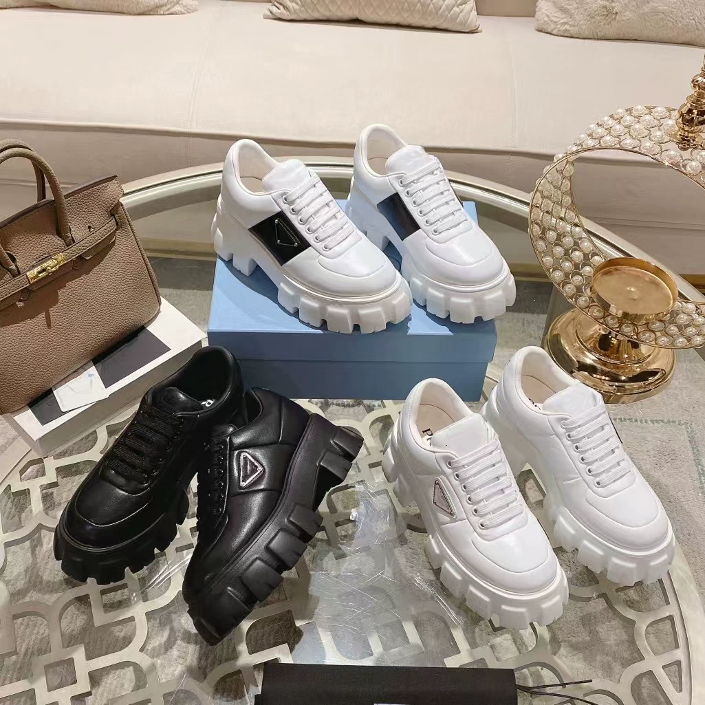 Новая модель толстой подошвы шнуровка мелкий хлеб обувь для кексов обувь для женщин толстой подошвы повседневная обувь Lefu модная маленькая белая обувь