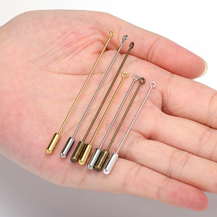 Pure Copper Polyded One Piece DIY Accessor 9 -character Polarized Needle Paper Hatle Hat Hand Earrotonopathy Material