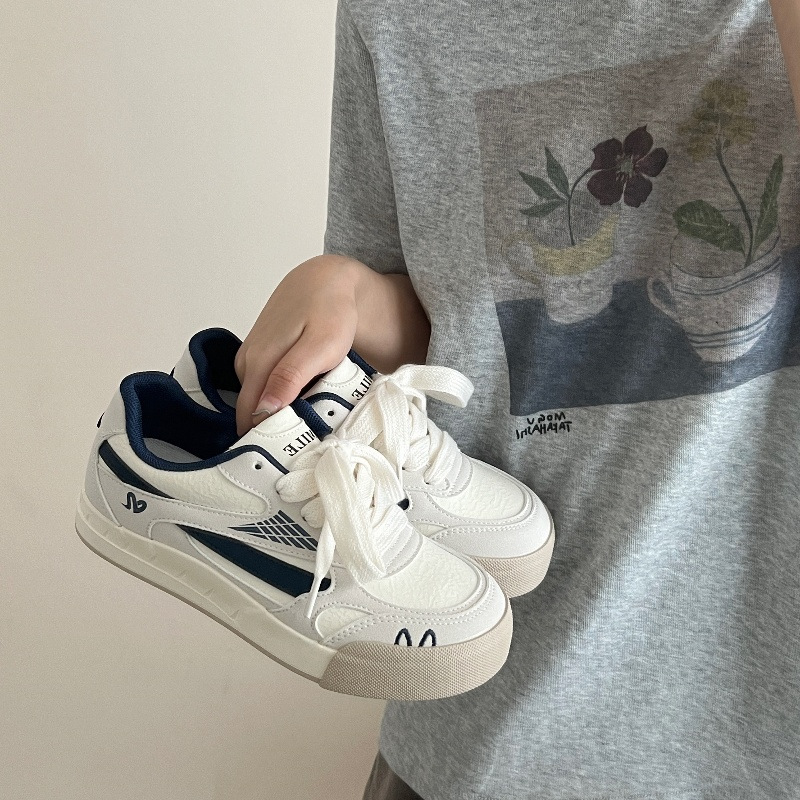 Baer zapatos de pan para mujeres otoño de 2025 nuevo nicho universitaria zapatos de skate para mujeres coreanas zapatos de mujer clásicos