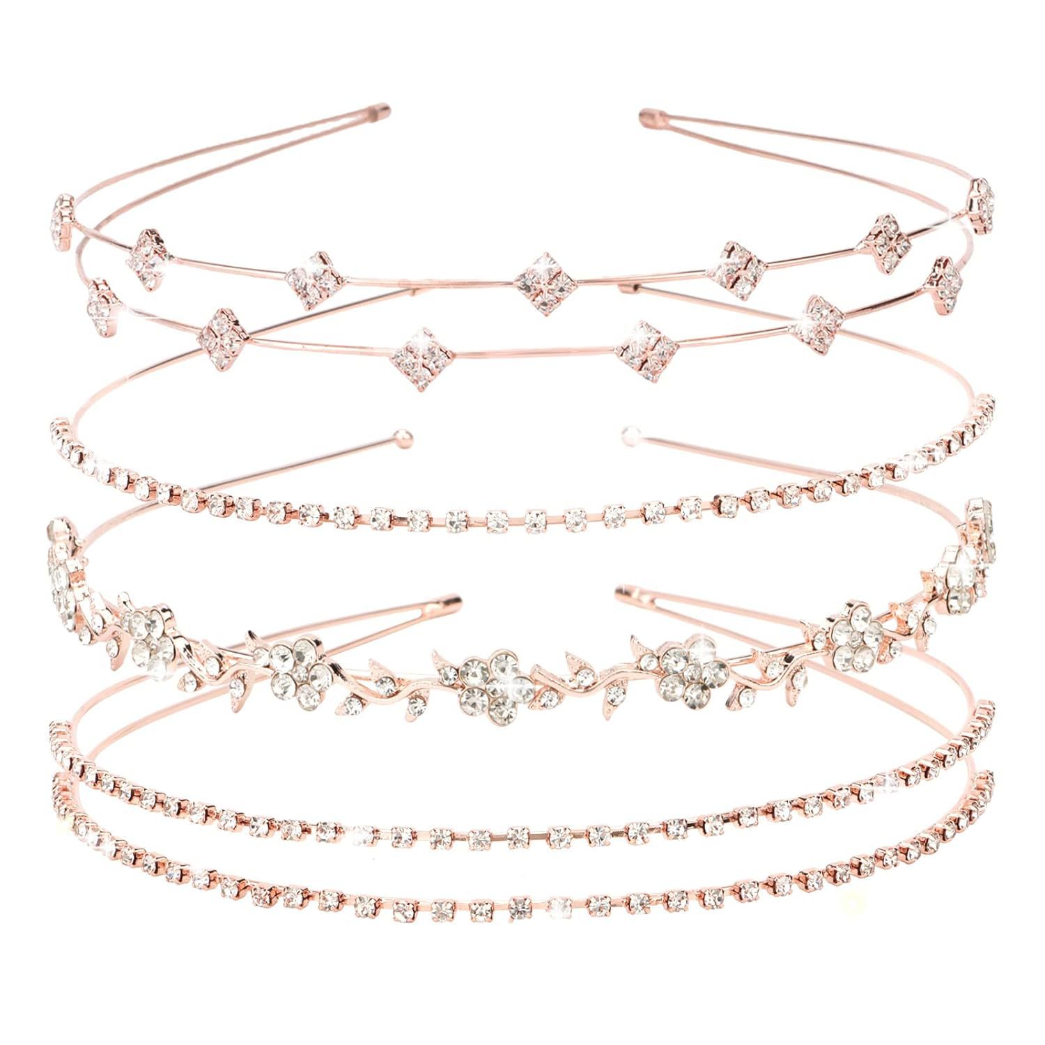 Comercio exterior transfronterizo novia coreana simple estilo foto tocado de perla diamante de diamante arnés de pelo dulce broca japonesa y coreana