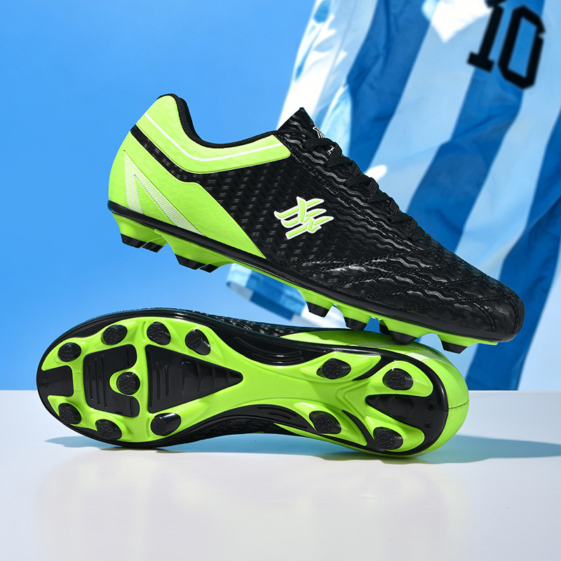 Zapatillas de Fútbol de Corte Bajo de TPU y Goma Ligeras para Césped Natural y Artificial image 7