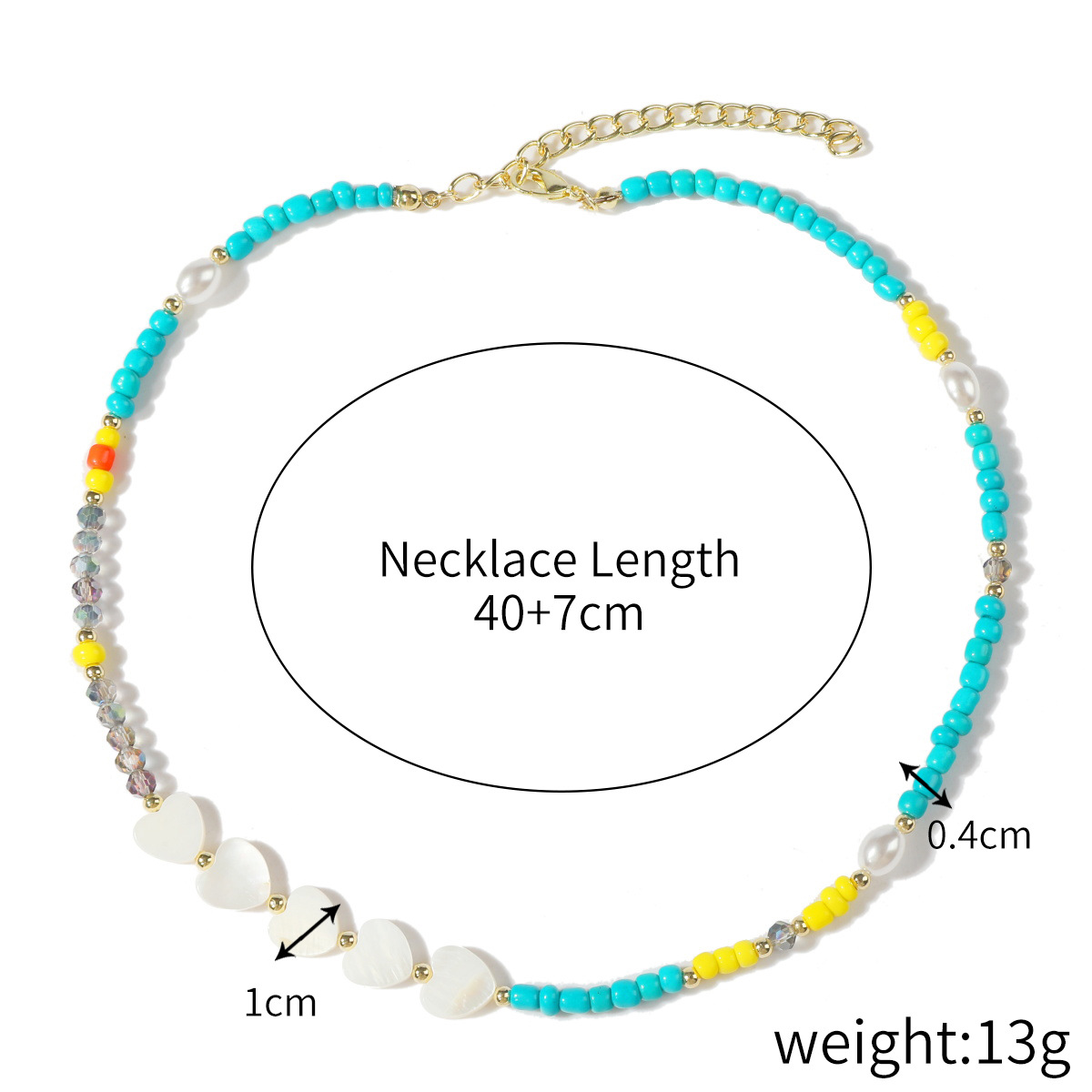 necklace for women, high end color beaded necklace for women, niche design, light luxury ins coral necklace_voghion.com