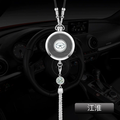 Car hanging — Alloy Hanging Ornament - jianghuai-silver-alloy-ornaments-comes-with-1-bottle-of-blue-ocean-perfume