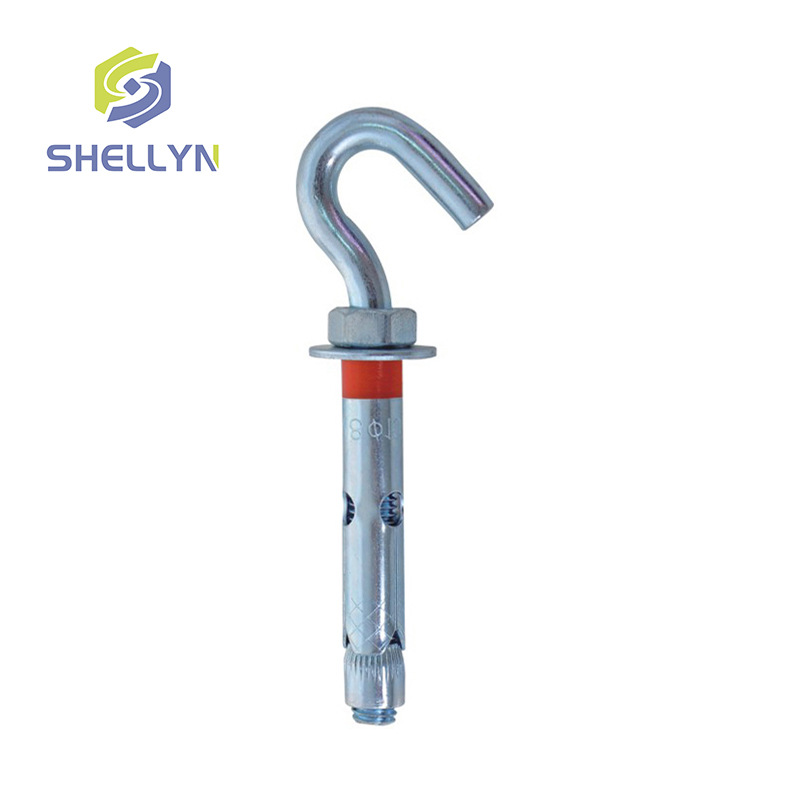 高强度欧式C型开环套管壁虎 带红色塑料圈 4.8级 6.8级 8.8级