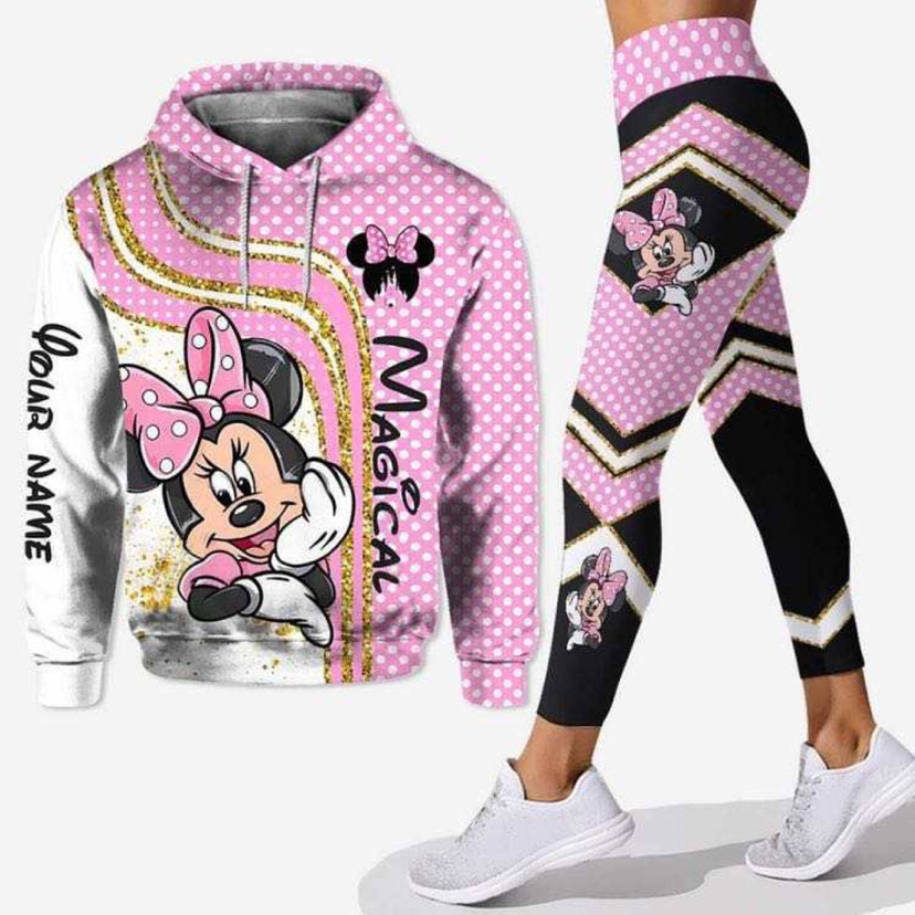 AliExpress Amazon estilo europeo y americano ropa de mujer 3D impreso Mickey Mouse dibujos animados señoras ocio deportes traje