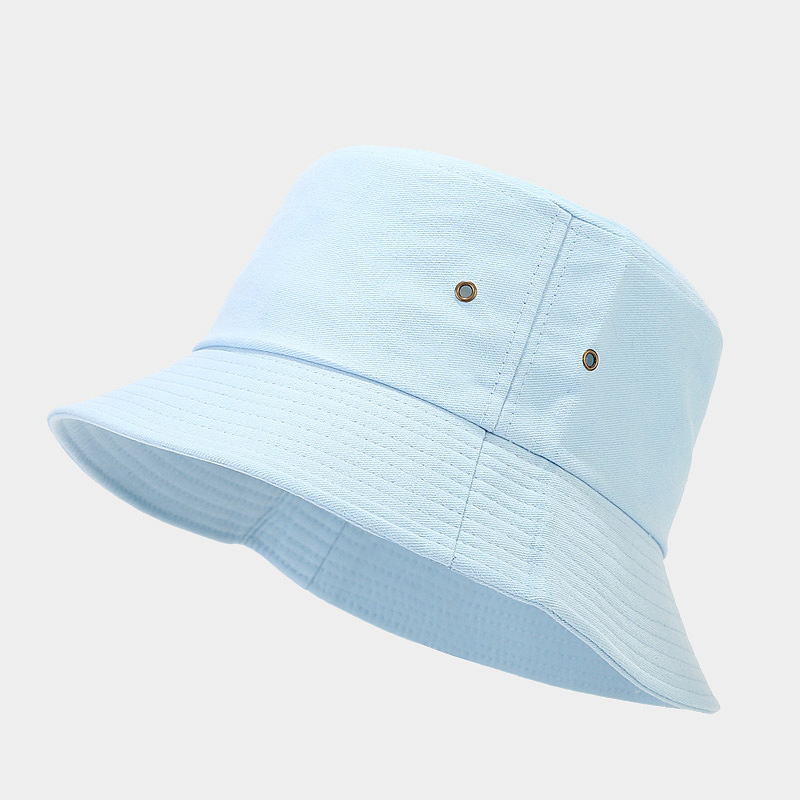 Unisex Klassischer Stil Strassenmode Einfarbig Breite Traufen Bucket Hat display picture 4