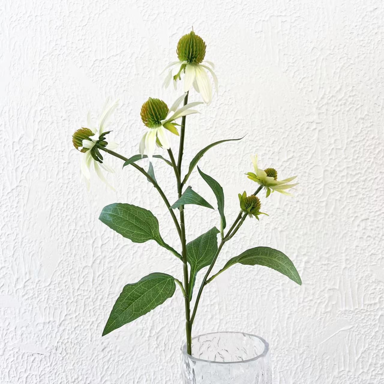 Flores falsas blancas Flores artificiales Flores para bodas Auditorio de bodas Decoración del hotel Techo artificial Flores artificiales Flores falsas