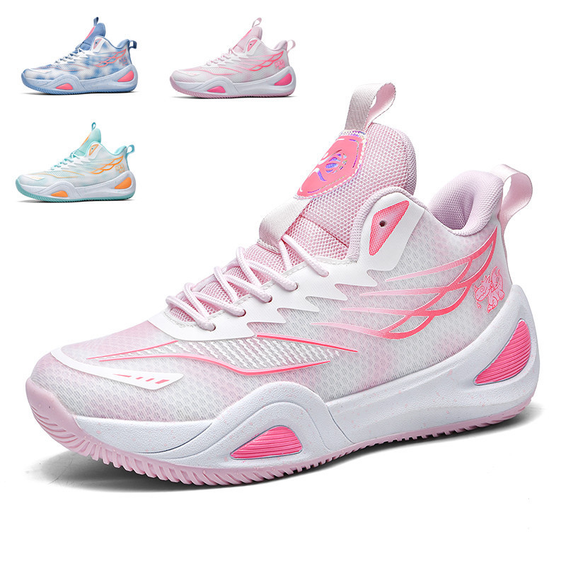 Size 35-45 Cross-Border Basketball Shoes for Children and Teenagers, Practical Boots for Competition, Training, Sports, and Running