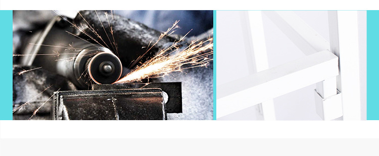 三折铁框促销台