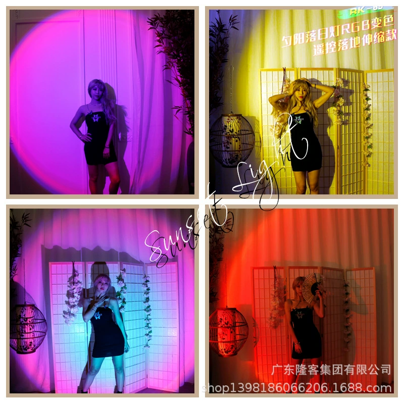 Солнечная лампа-лайт сетка красная яркость, Солнечный свет RGB, поле голографии, огни Forever Lights Ins Wind Demo No Lights